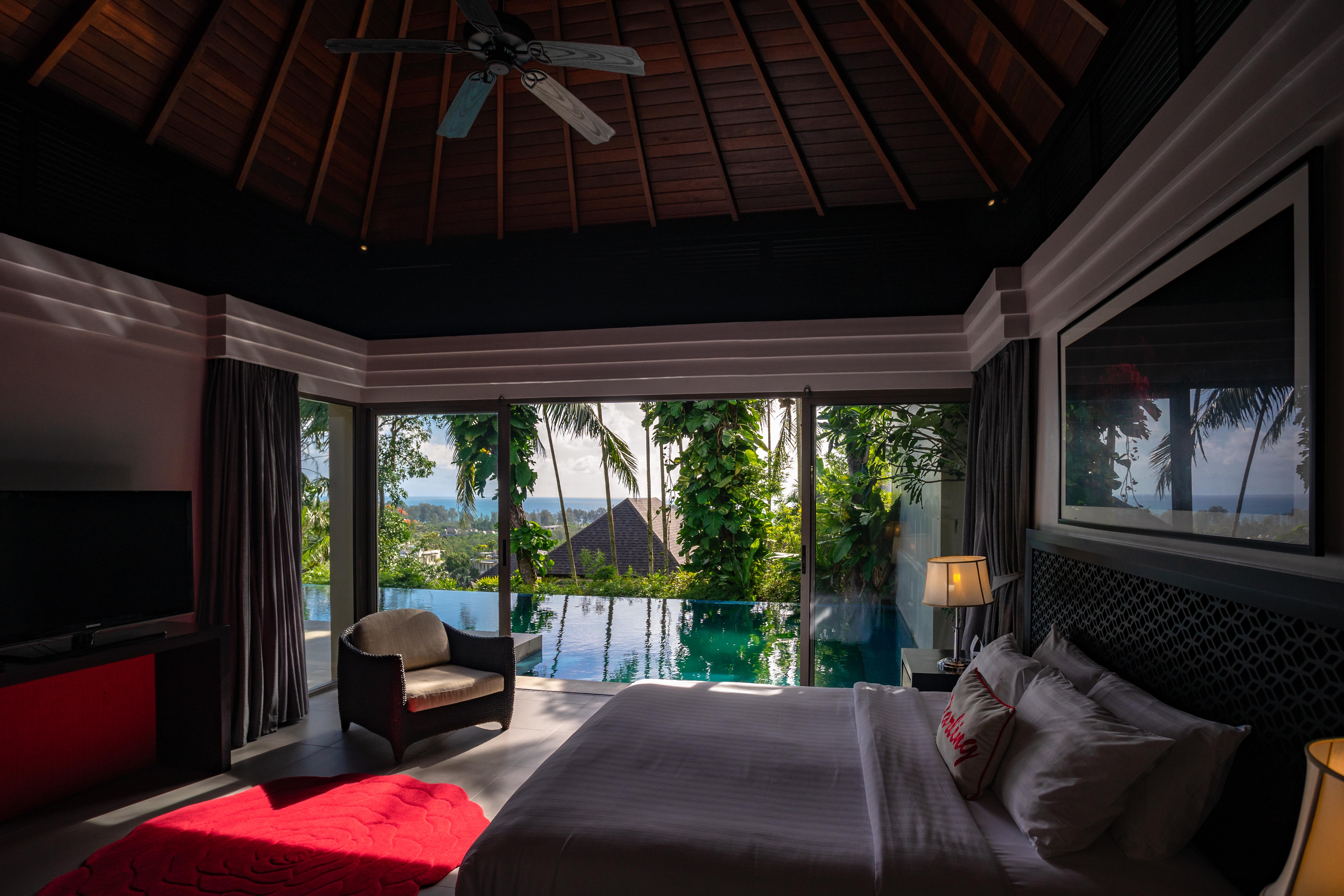 The Pavilions Phuket (Adults Only) Bang Tao Beach  Exterior photo A bedroom at the resort