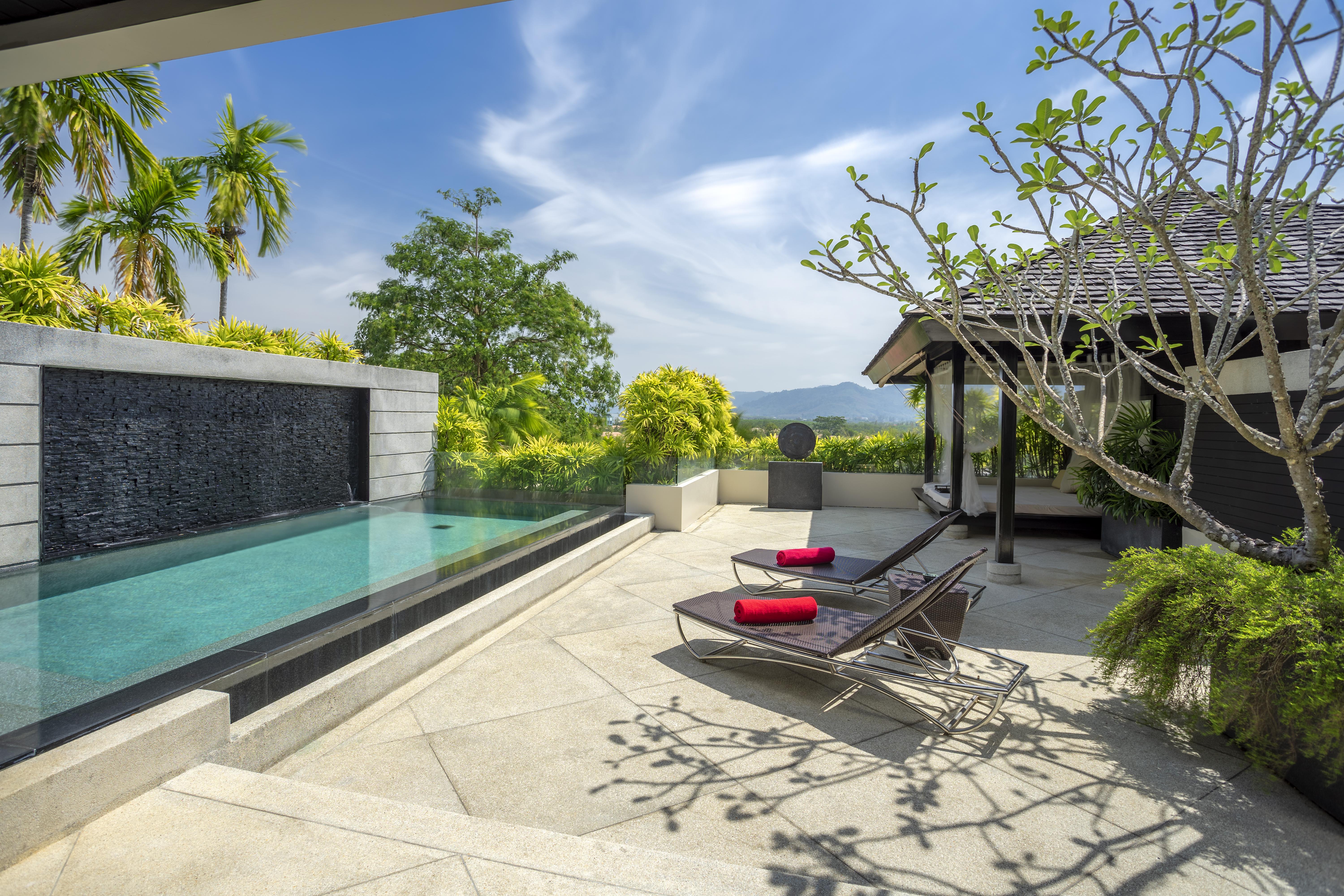 The Pavilions Phuket (Adults Only) Bang Tao Beach  Exterior photo The private pool of a 2-bedroom pool villa at The Residence, Phuket