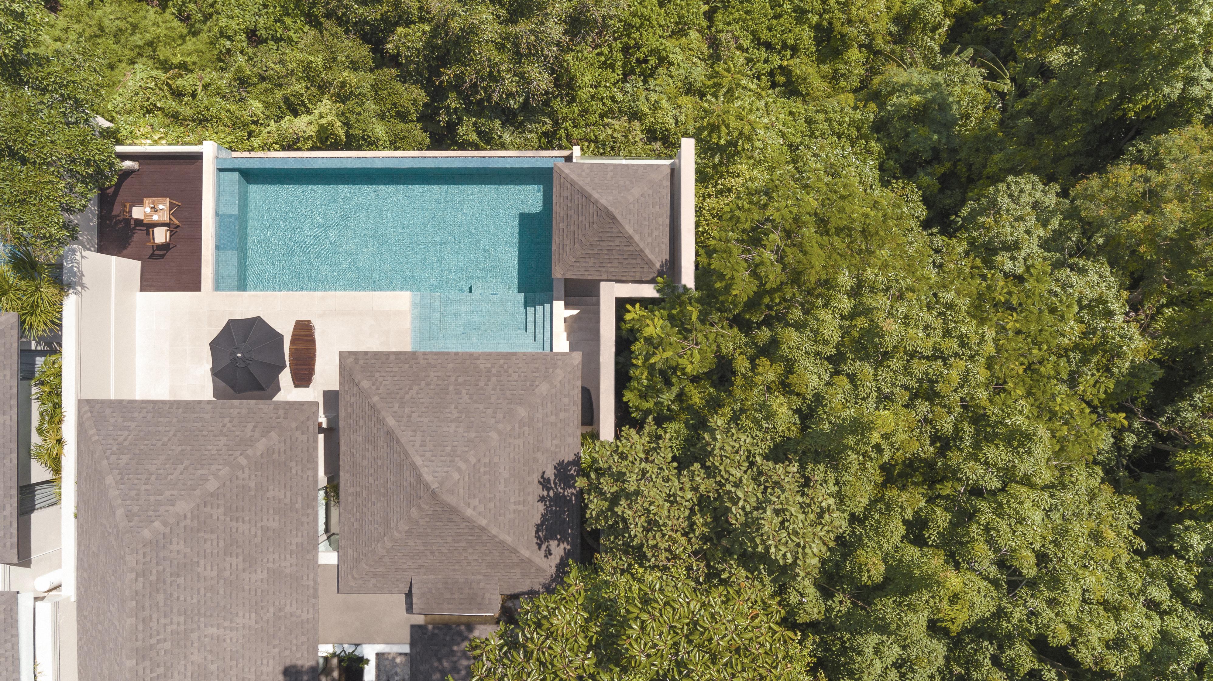 The Pavilions Phuket (Adults Only) Bang Tao Beach  Exterior photo Aerial view of the villa